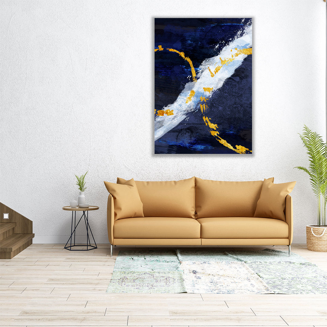 Contemporary Streak 1 - Canvas Print Wall Art
