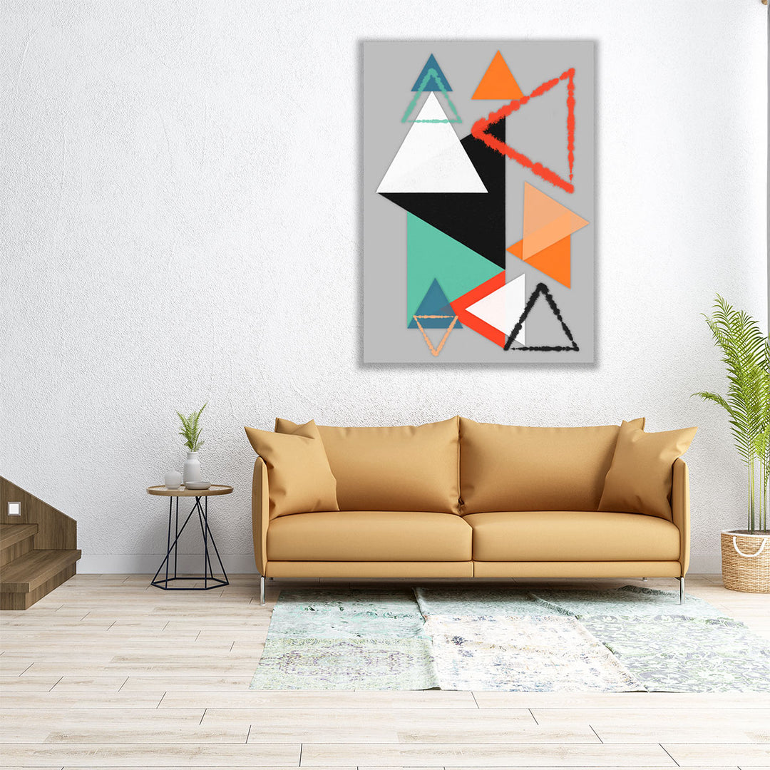 Geometric Breakthrough 4 - Canvas Print Wall Art