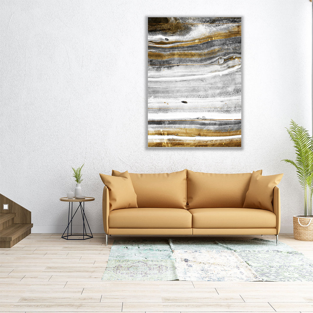 Gold Flow - Canvas Print Wall Art