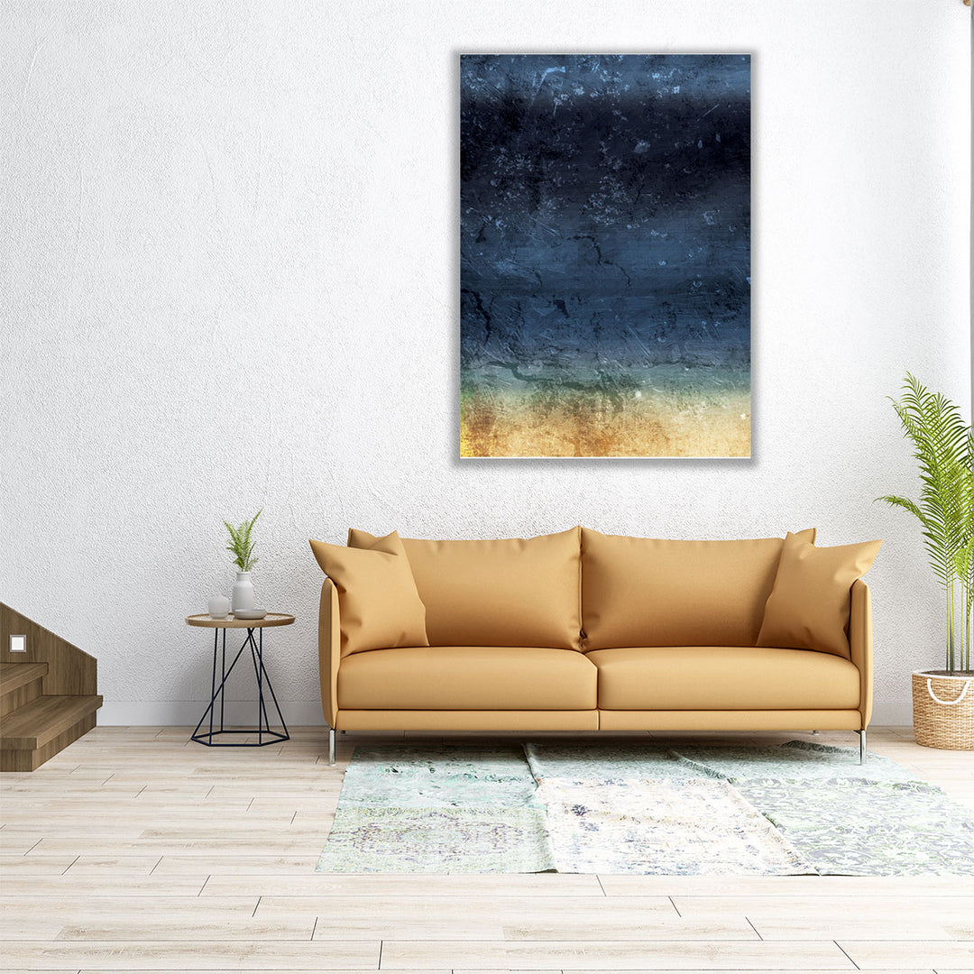 Midnight Gold 2 - Canvas Print Wall Art