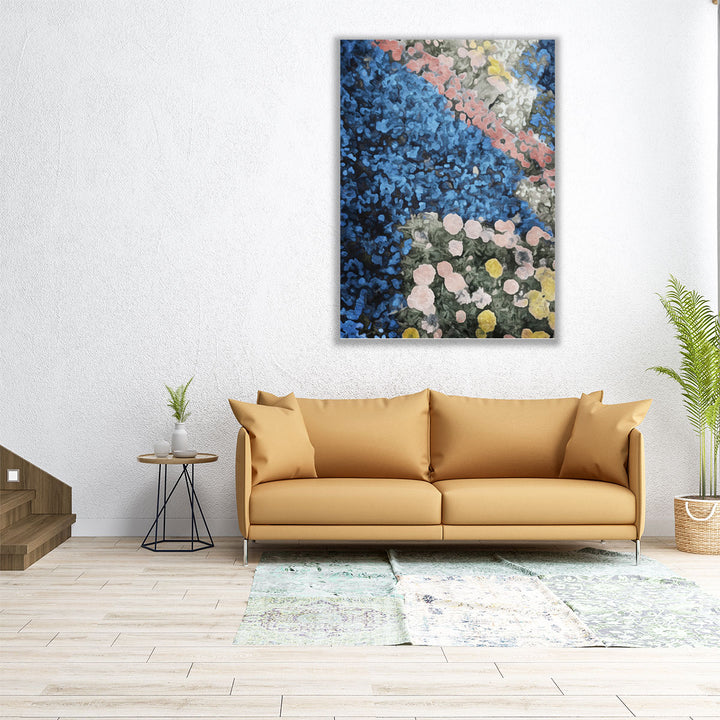 Mute Flower Patch - Canvas Print Wall Art