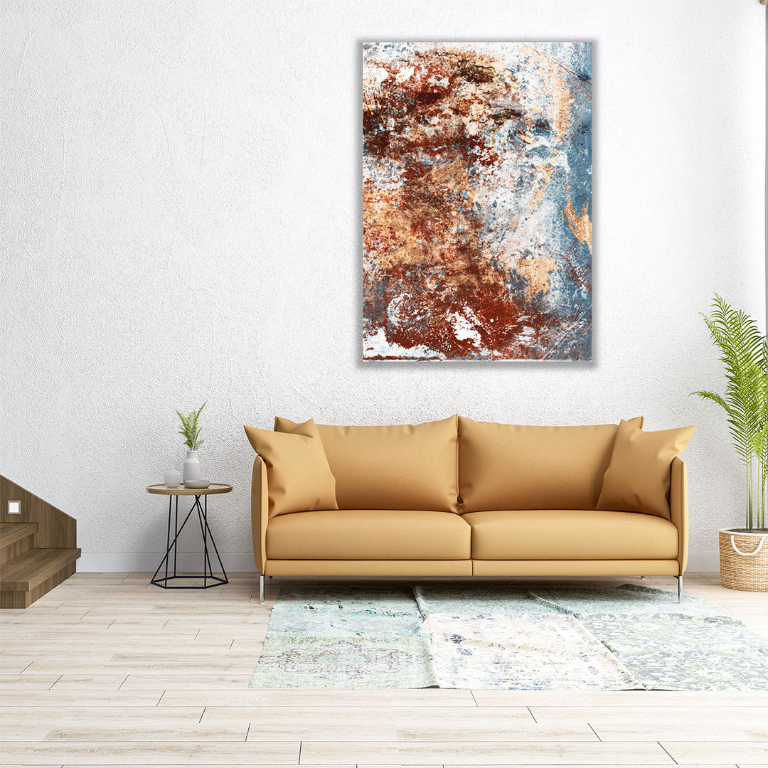 Rust In The Fog 2 - Canvas Print Wall Art