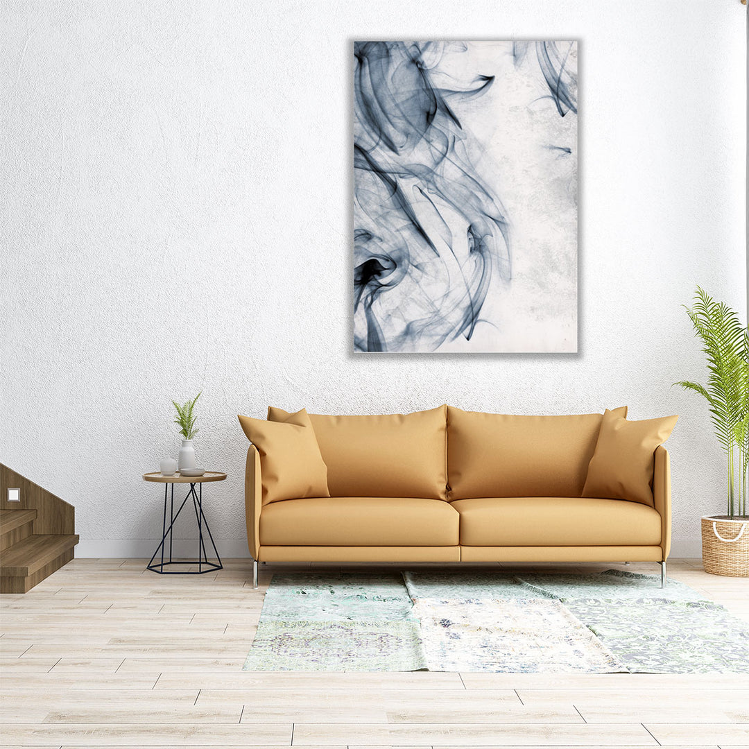 Smoke Blue - Canvas Print Wall Art