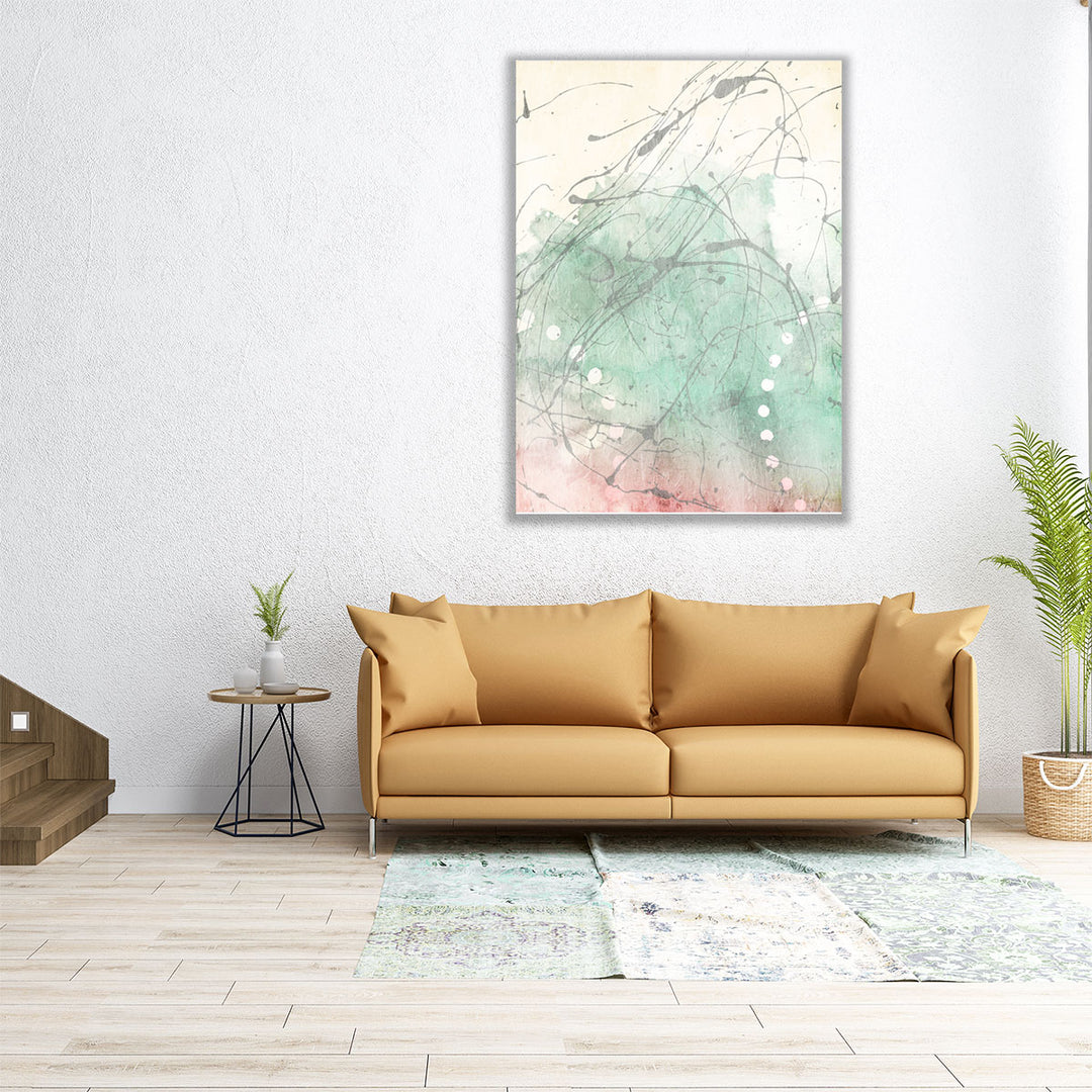 Splattter Ice Cream - Canvas Print Wall Art