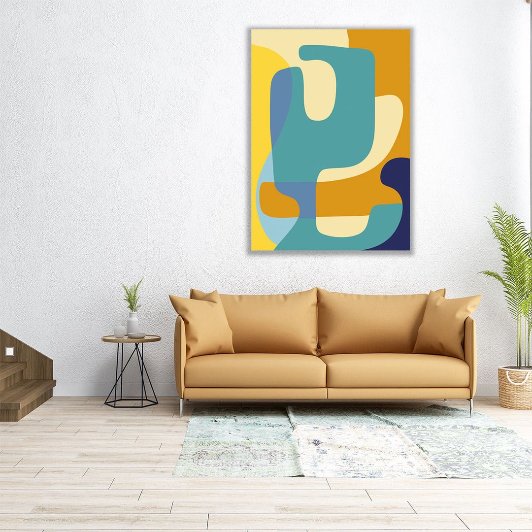 Vibrant Theory 1 - Canvas Print Wall Art