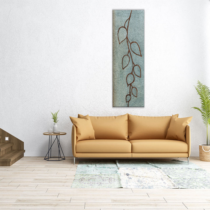 large dining art – modern neutral botanical