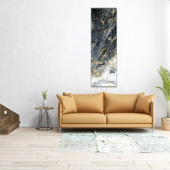 Gold Flecks Mood - Canvas Print Wall Art