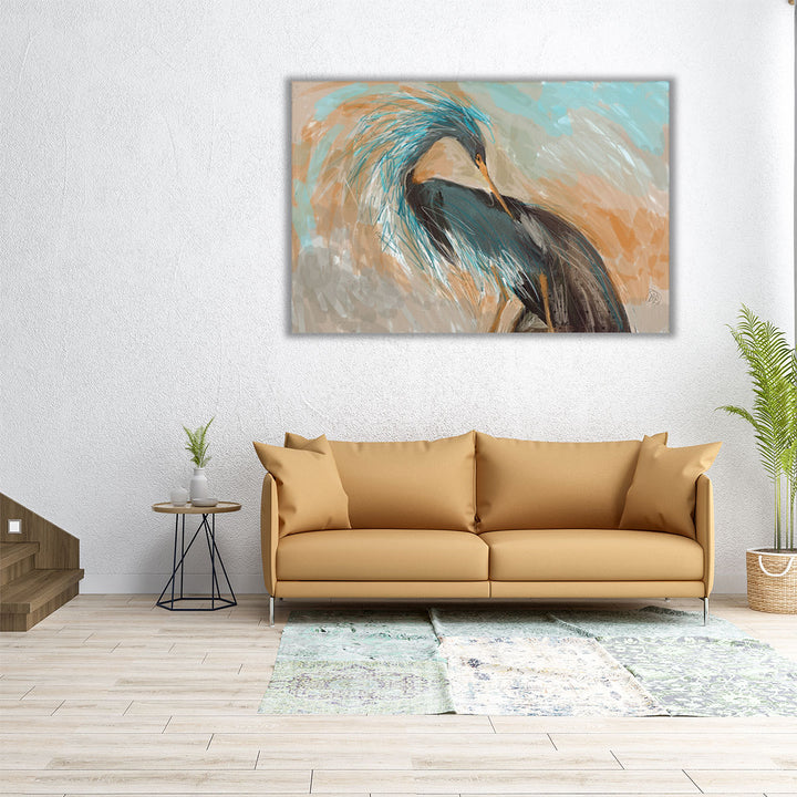 Beachy Bird - Canvas Print Wall Art
