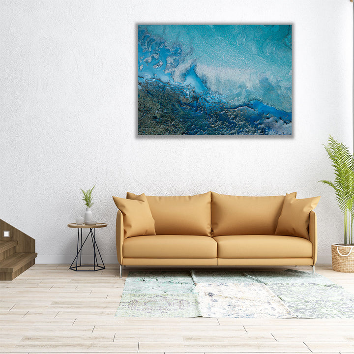 Cyan Waters - Canvas Print Wall Art