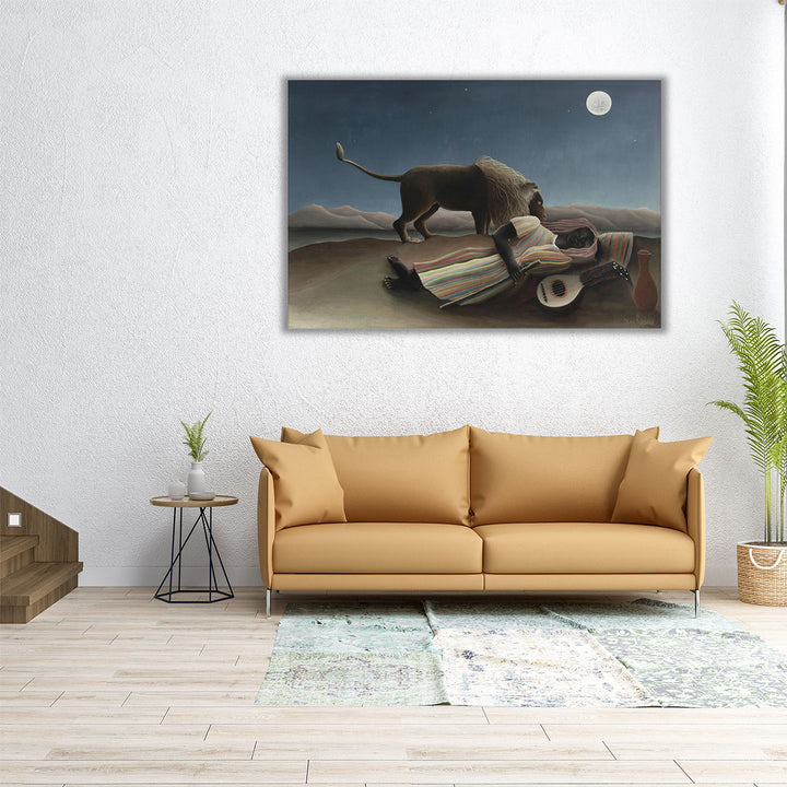 The Sleeping Gypsy, 1897 - Canvas Print Wall Art