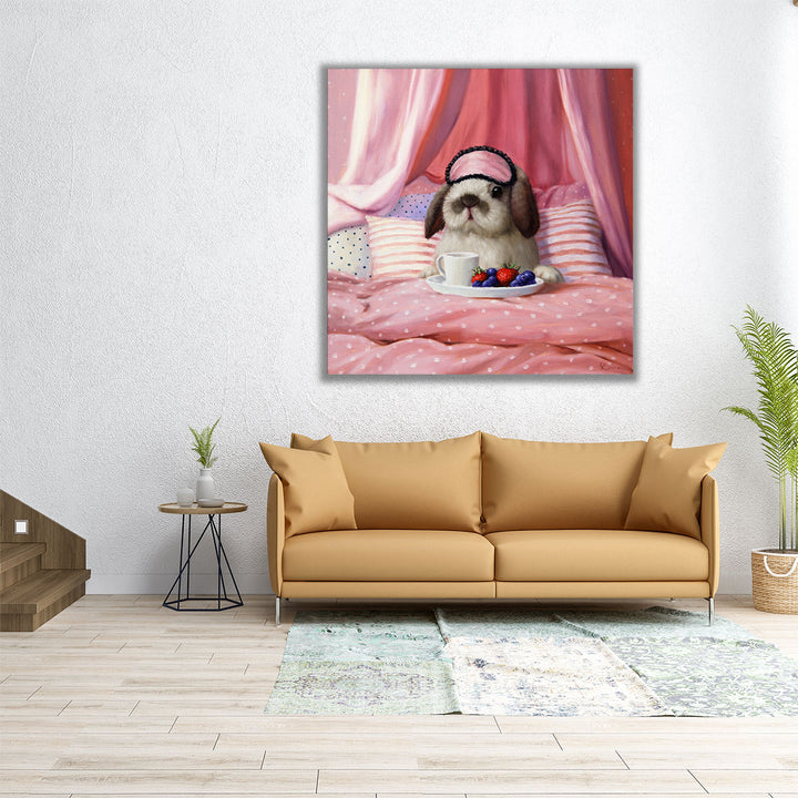Breakfast In Bed - Canvas Print Wall Art