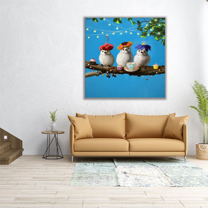 Garden Party - Canvas Print Wall Art