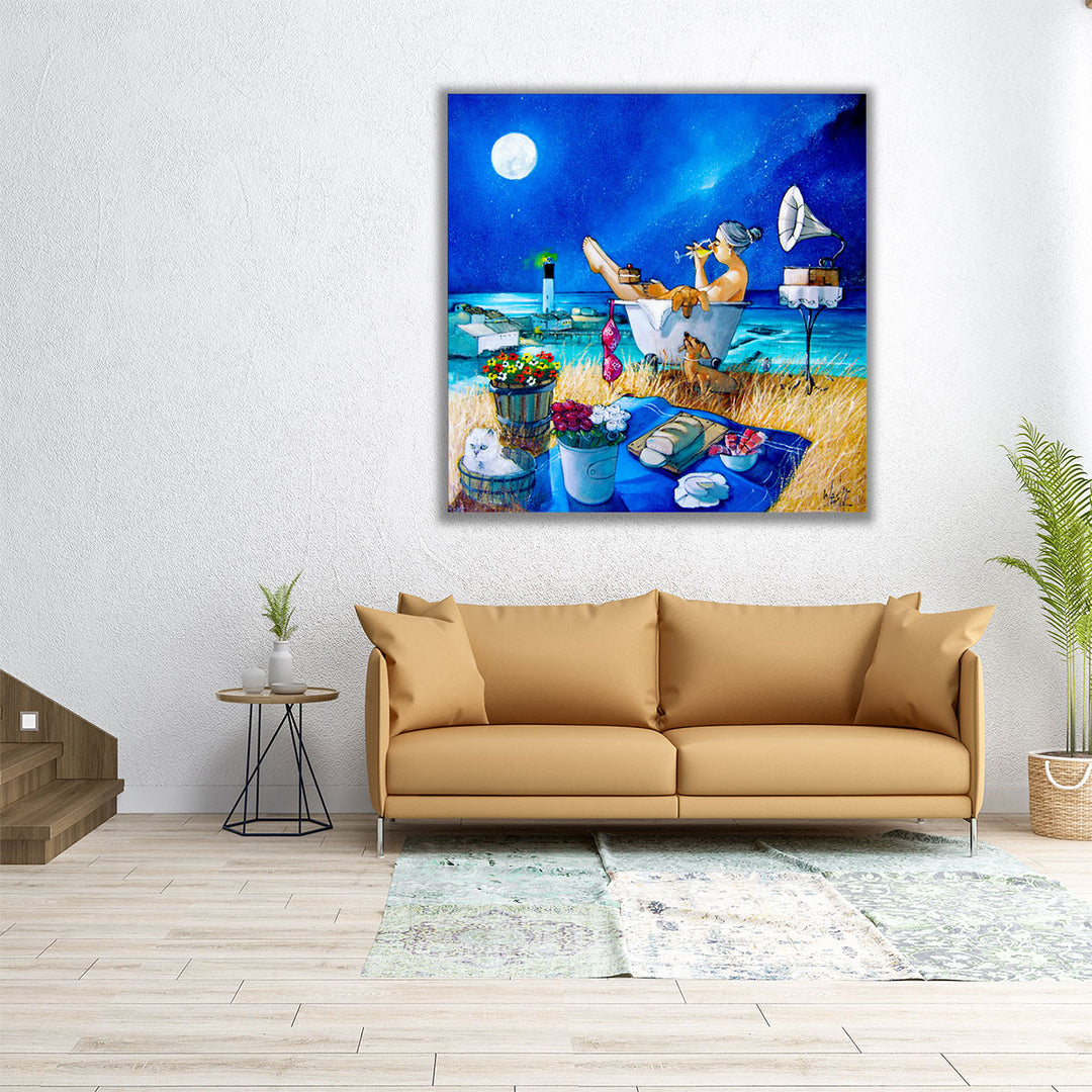 Just Perfect At Vlees Bay - Canvas Print Wall Art