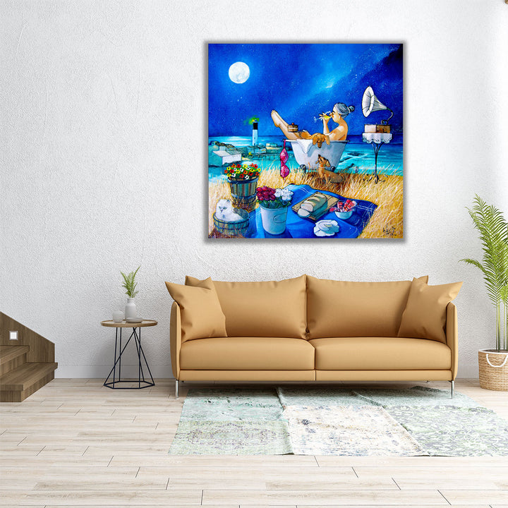 Just Perfect At Vlees Bay - Canvas Print Wall Art