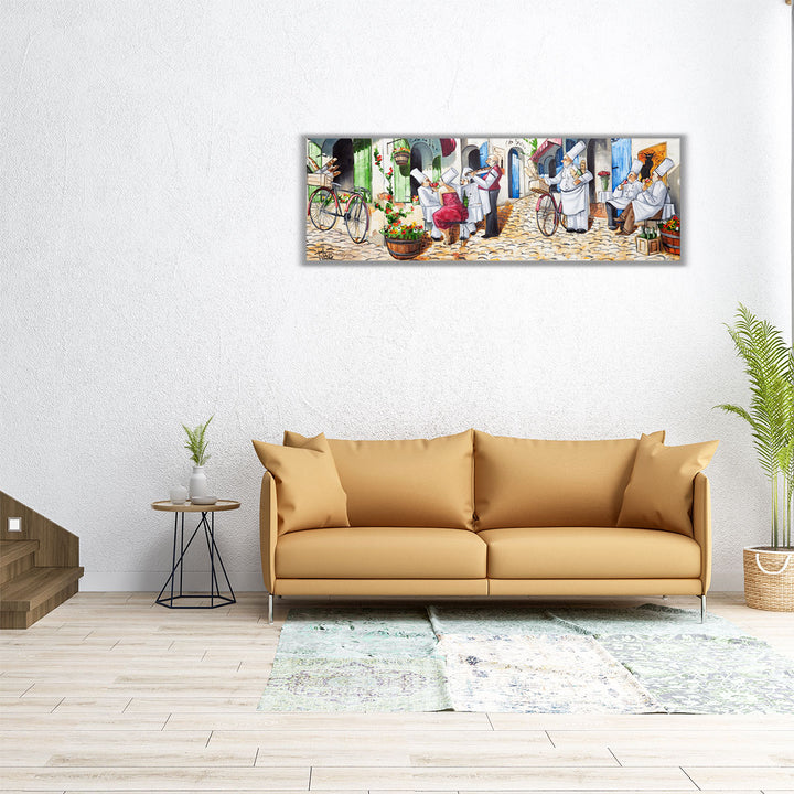 Chef's Day Off - Canvas Print Wall Art