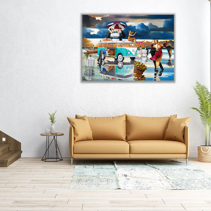 Cafe Helia - Canvas Print Wall Art