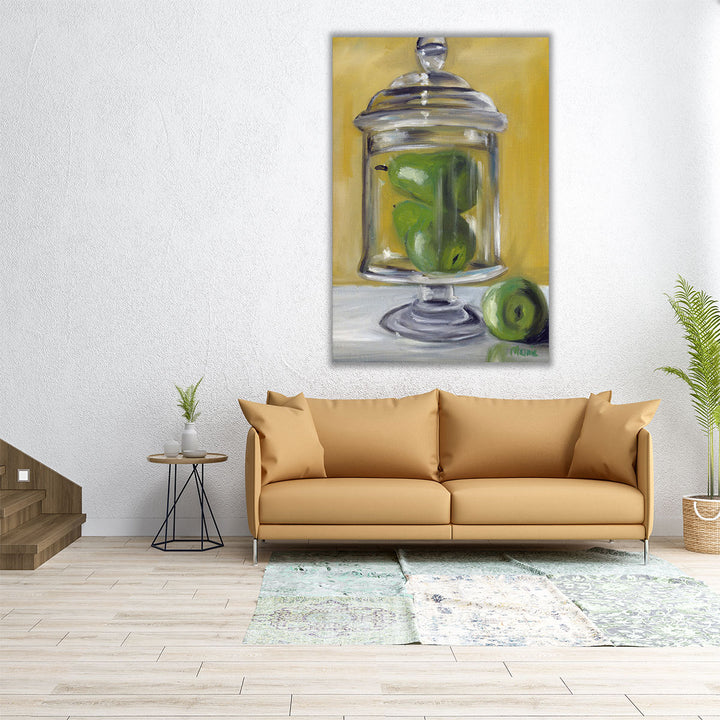 24×36 fruit wall art – large pear composition