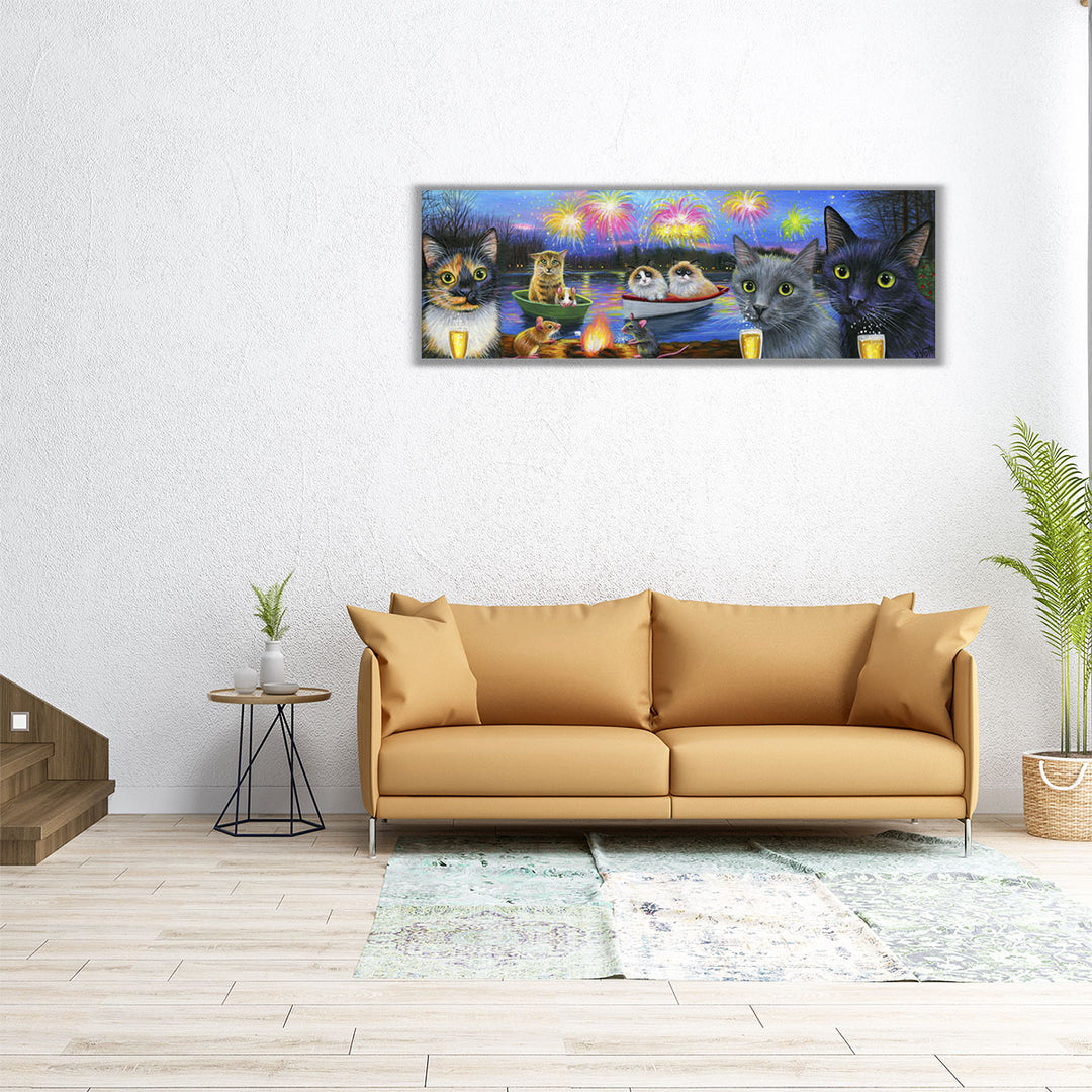 Cheers Bridget Voth - Canvas Print Wall Art