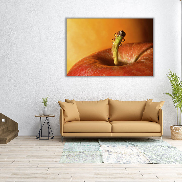 36x24 canvas print – apple macro photograph