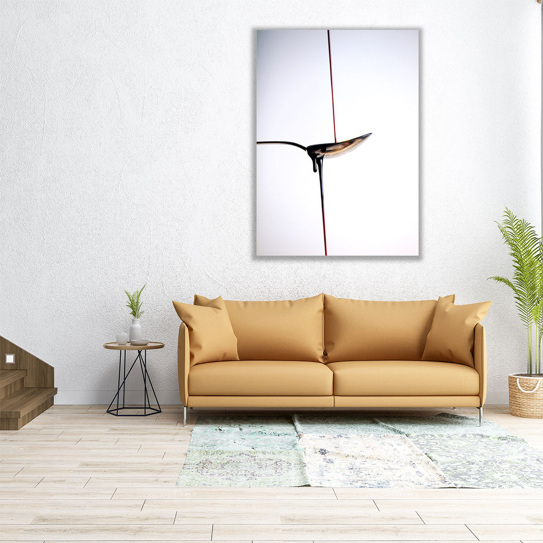 large syrup art – clean white background
