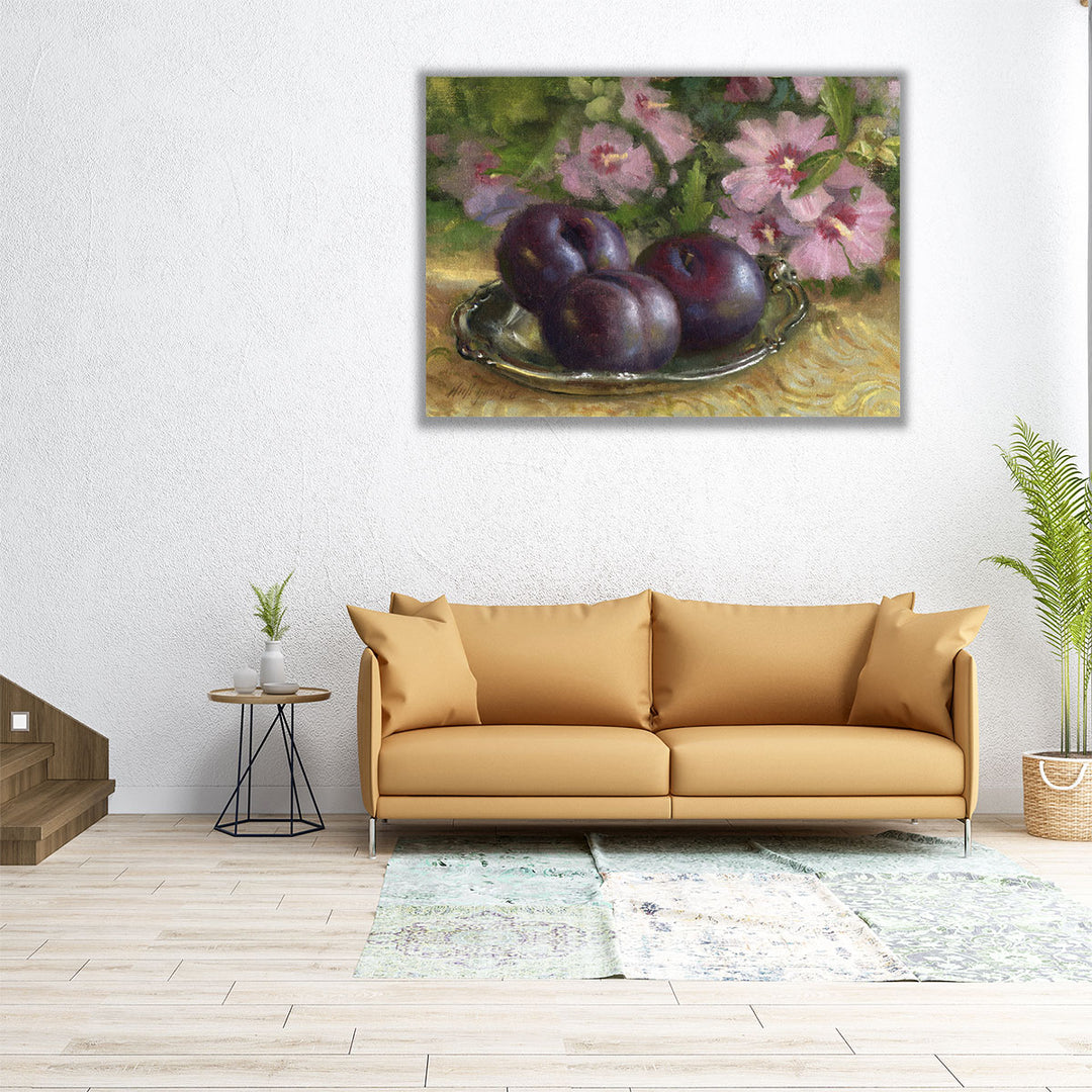 large kitchen art – impressionist style accent