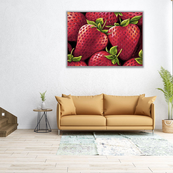 large kitchen art – warm farmhouse kitchen style