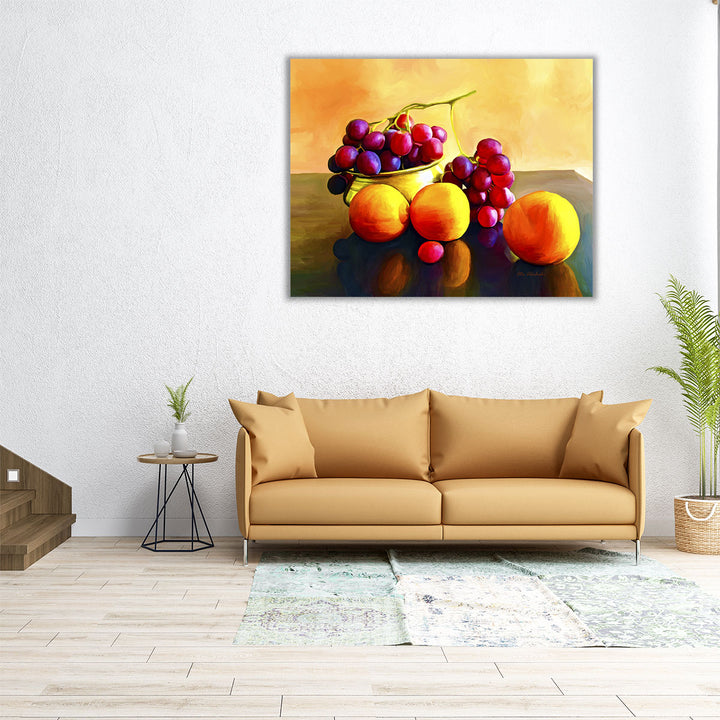 30x24 Canvas Print – oranges close-up