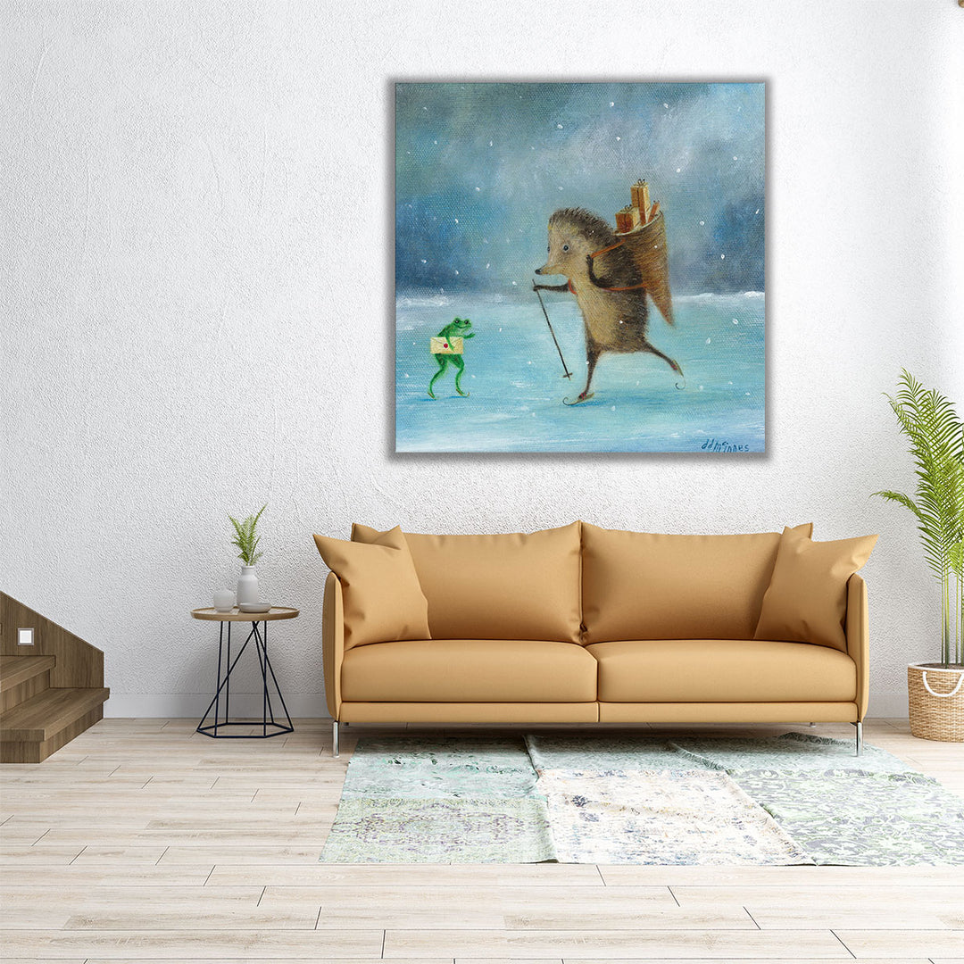 Julemanden - Canvas Print Wall Art