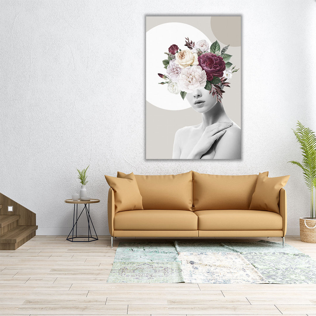 Flower Hat II - Canvas Print Wall Art