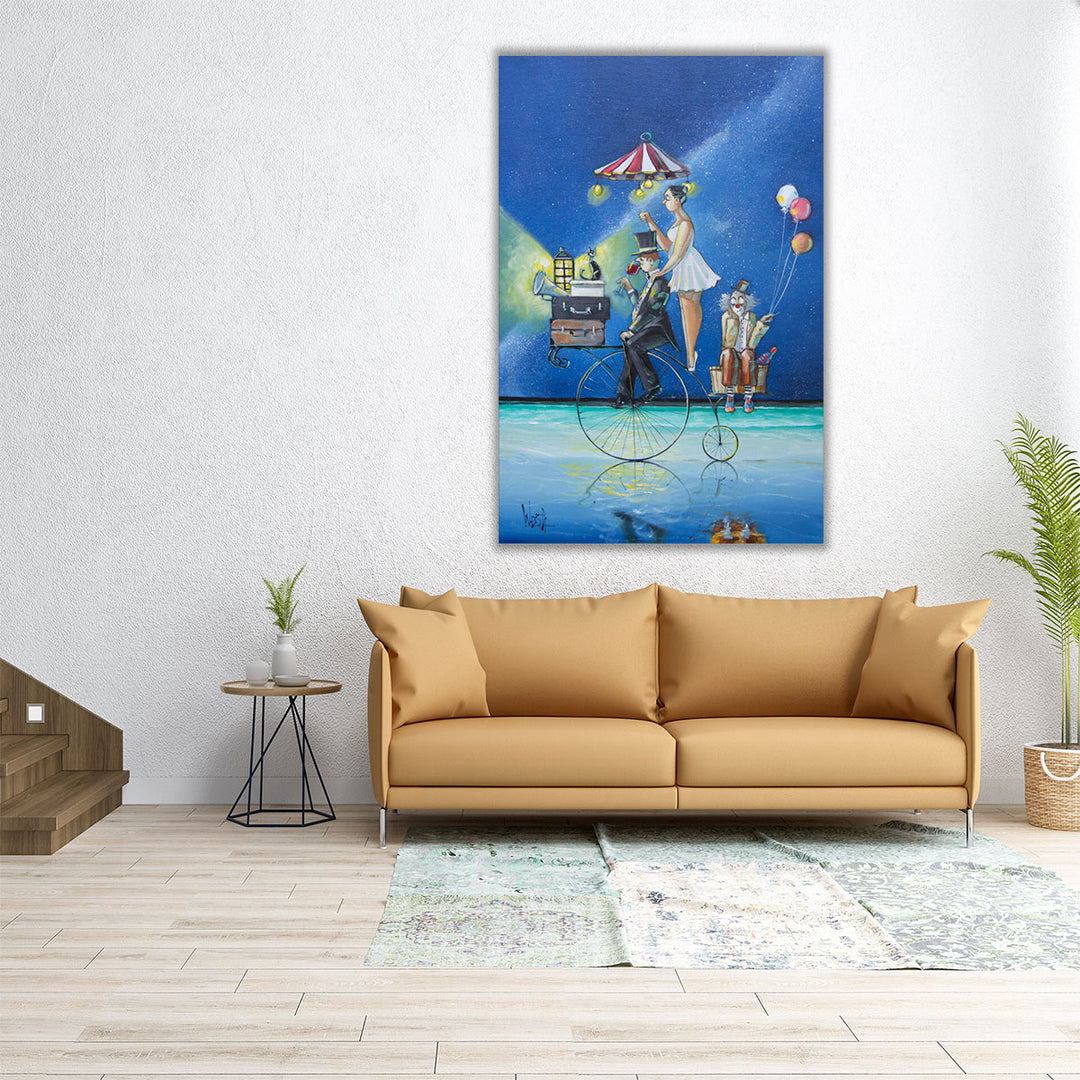 The Circus Is Coming to Town - Canvas Print Wall Art