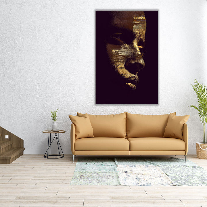 Gold Vision - Canvas Print Wall Art