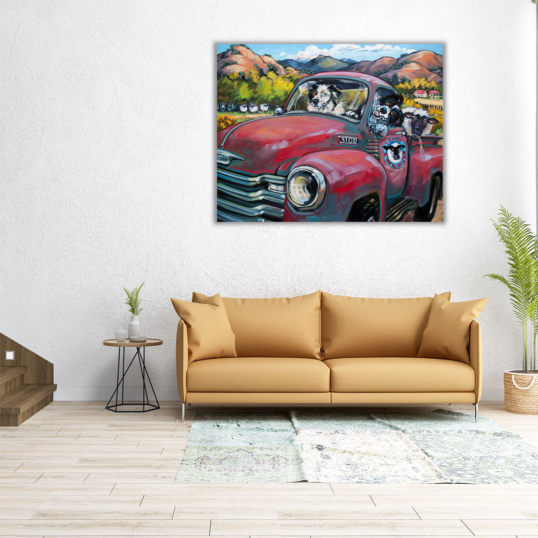 1-800 Ewe Guys - Canvas Print Wall Art