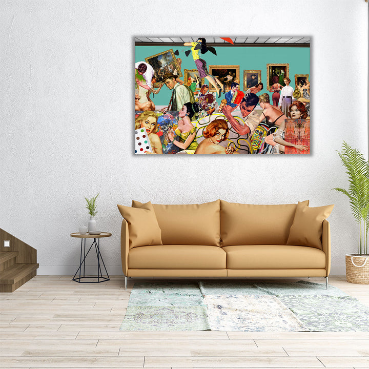 Art Lovers - Canvas Print Wall Art