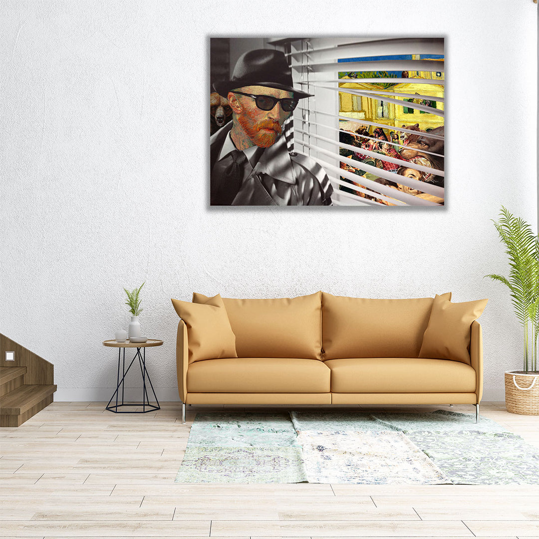 Yellow House, Grizzly Season - Canvas Print Wall Art
