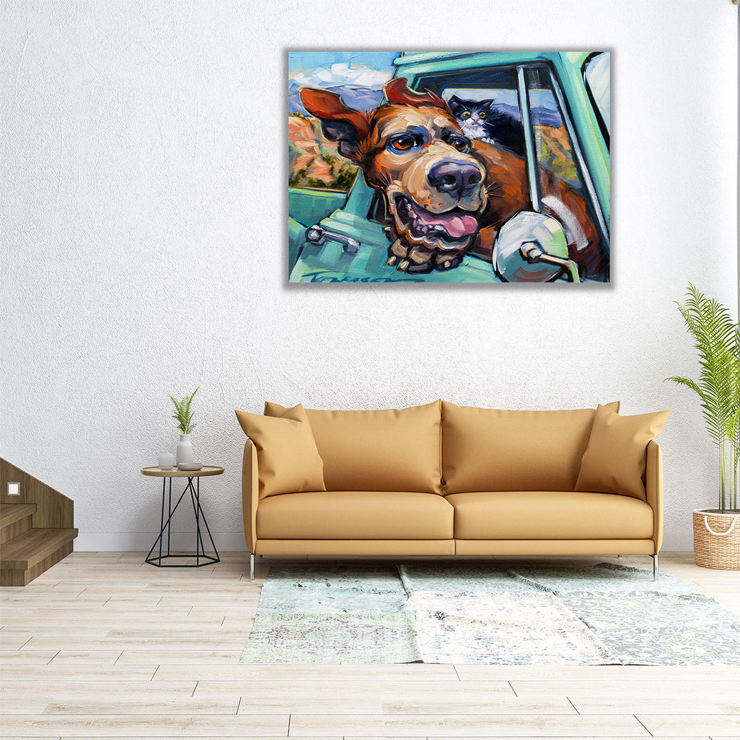 Love Travels - Canvas Print Wall Art