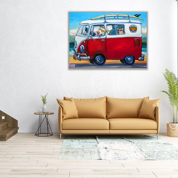 Sunglass Mutt - Canvas Print Wall Art