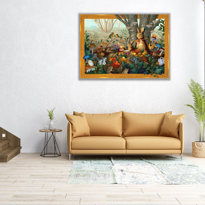 Her Majesty In The Afternoon- Canvas Print Wall Art