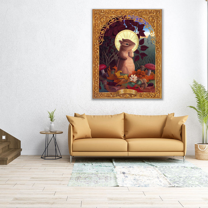 Tamias Striatus - Canvas Print Wall Art