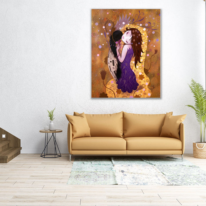 After The Kiss - Canvas Print Wall Art