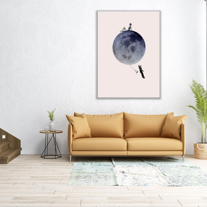 Moon Jump - Canvas Print Wall Art
