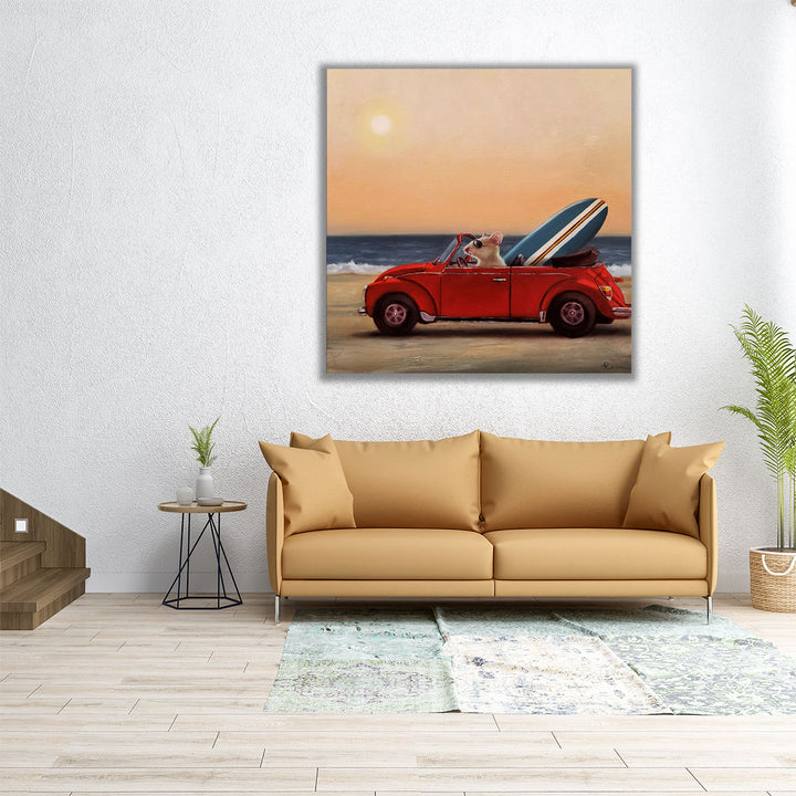 Beach Bound - Canvas Print Wall Art