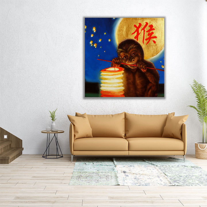Monkeyshine - Canvas Print Wall Art