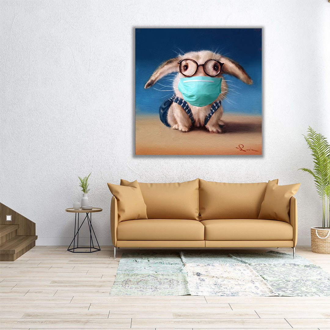 Back To School - Mask - Canvas Print Wall Art