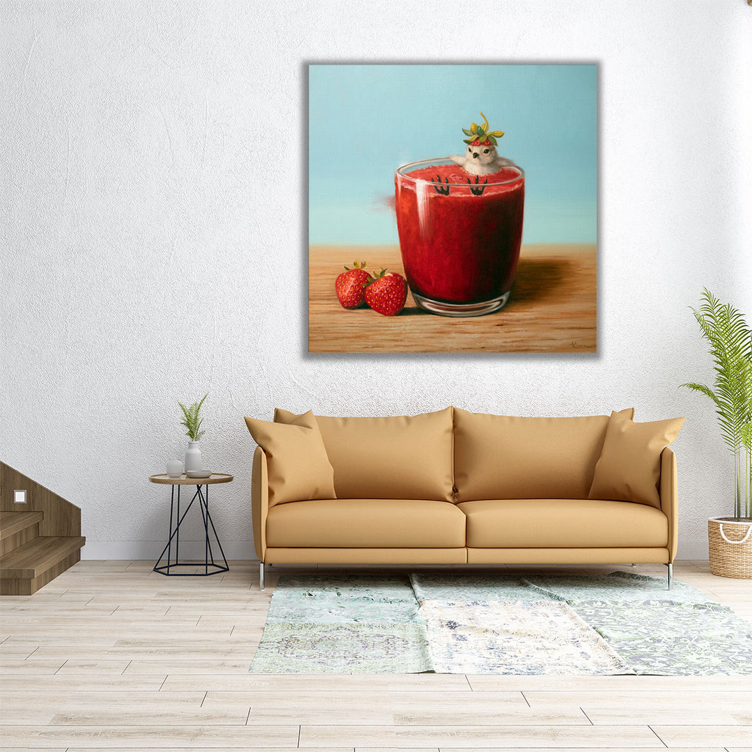 Strawberry Bliss - Canvas Print Wall Art