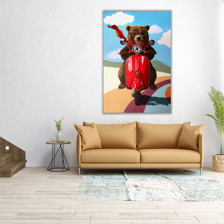 Happy Trails - Canvas Print Wall Art