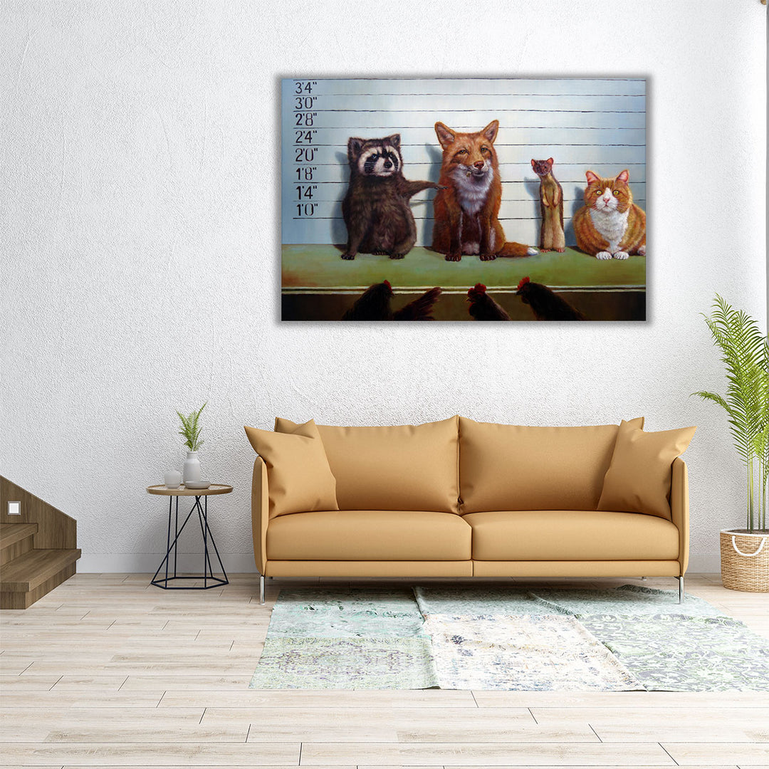 Usual Suspects - Canvas Print Wall Art