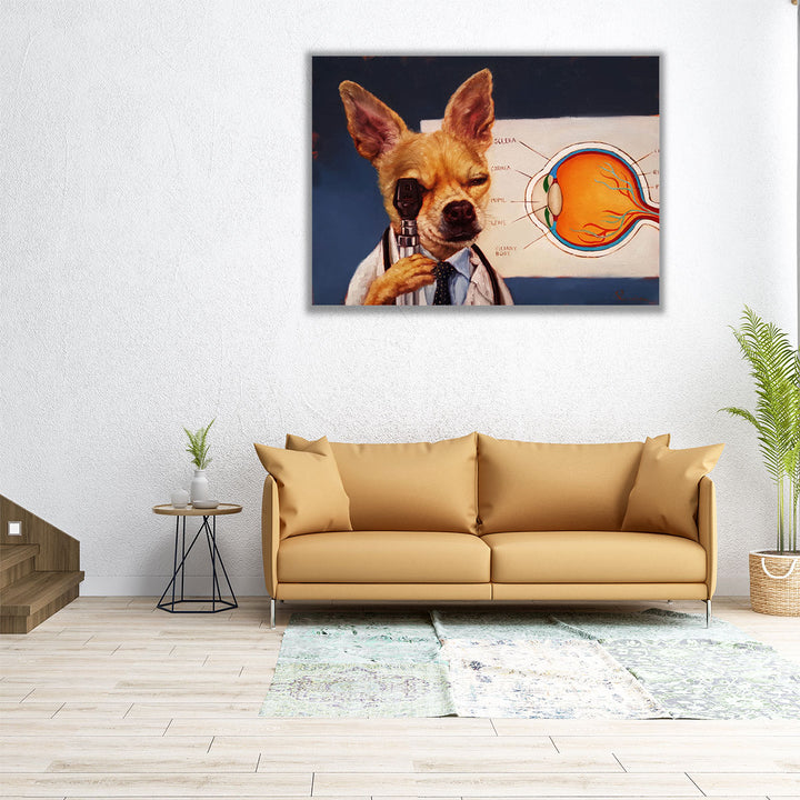 Seeing Eye Dog - Canvas Print Wall Art