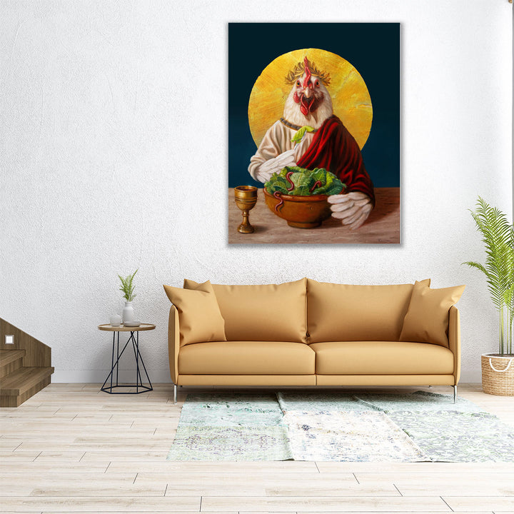 Chickin Caesar - Canvas Print Wall Art