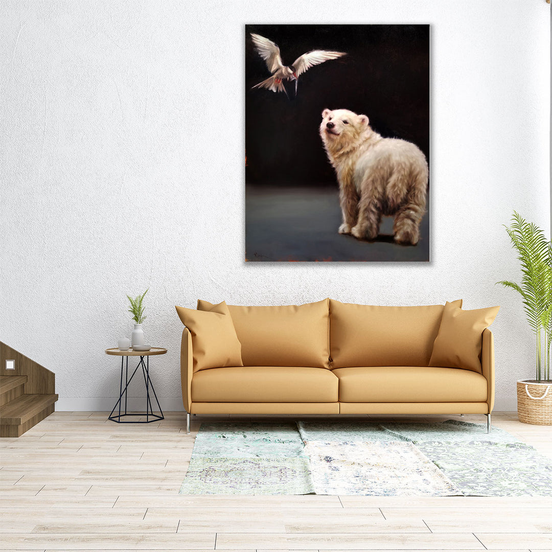 Making Friends - Canvas Print Wall Art