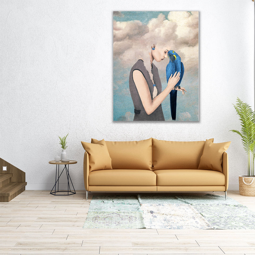 You Are Safe With Me - Canvas Print Wall Art